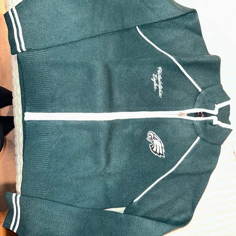 Abercrombie & Fitch Teal Zip-Up Jacket - Picture 2 of 6